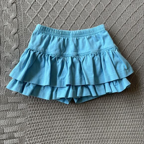 Hanna Andersson Teal Ruffled Skort ~ 100/4 - Picture 1 of 10